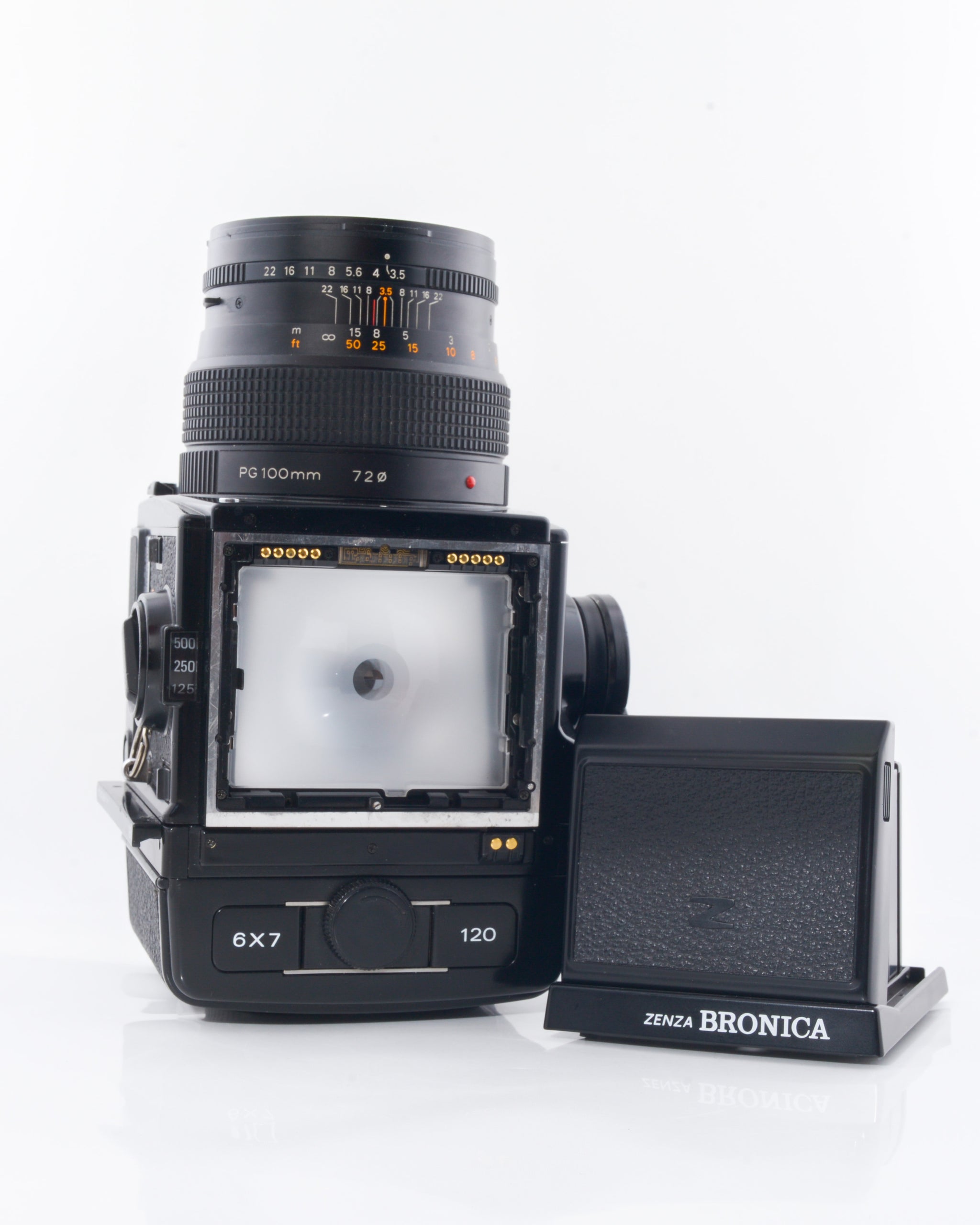 人気の新製品 BRONICA GS1 AE Finder PG 100mm f3.5 レンズ フィルム