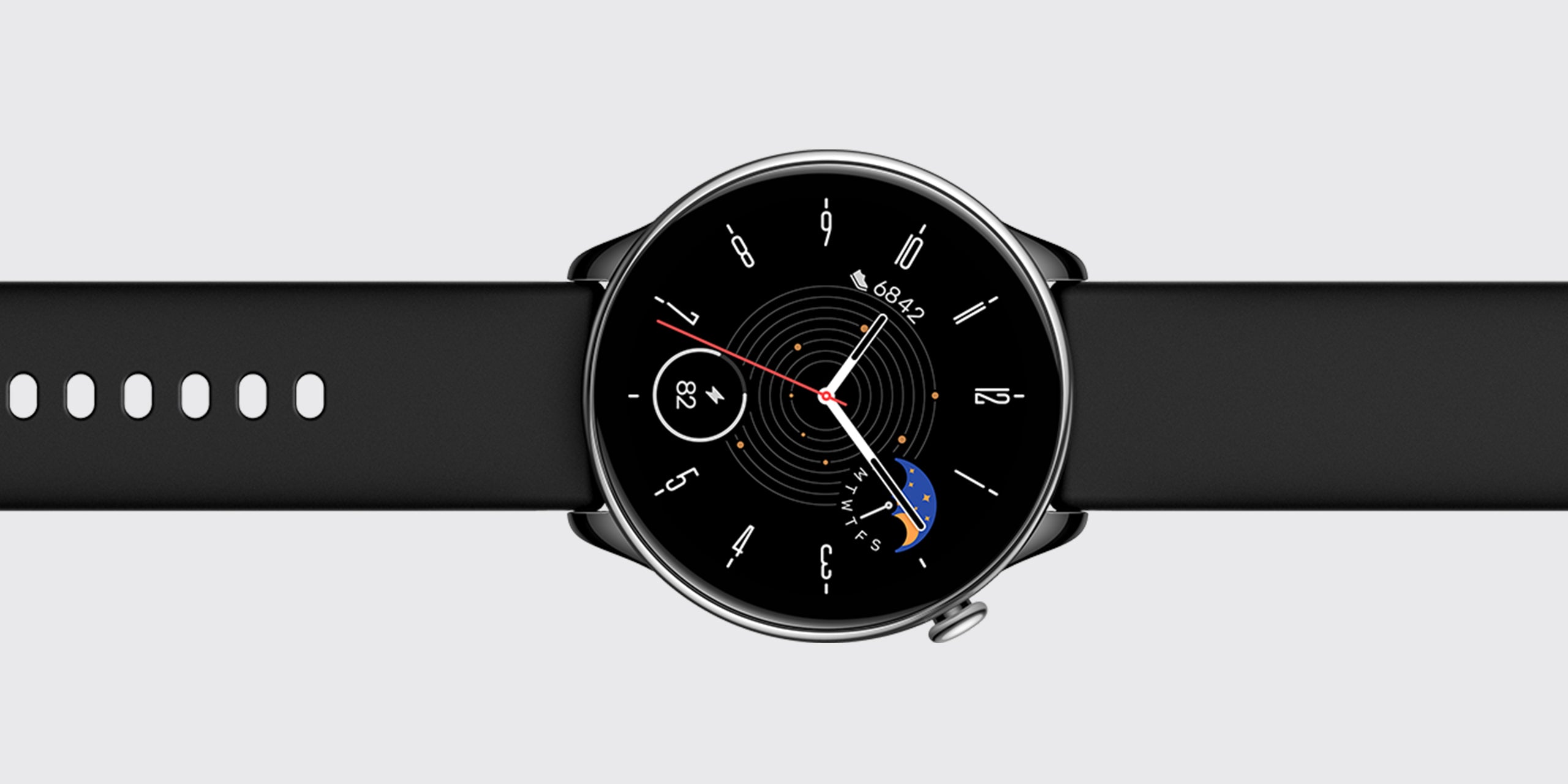 Amazfit GTR Mini terbuat dari baja dan panel berlapis kaca