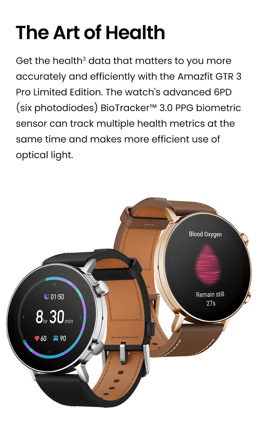 Amazfit GTR 3 Pro health smartwatch features a 12-day battery life and 150+  sports modes » Gadget Flow