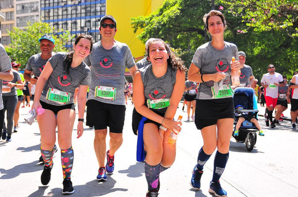 De Souza family from Brazil preparing for NYC Marathon together