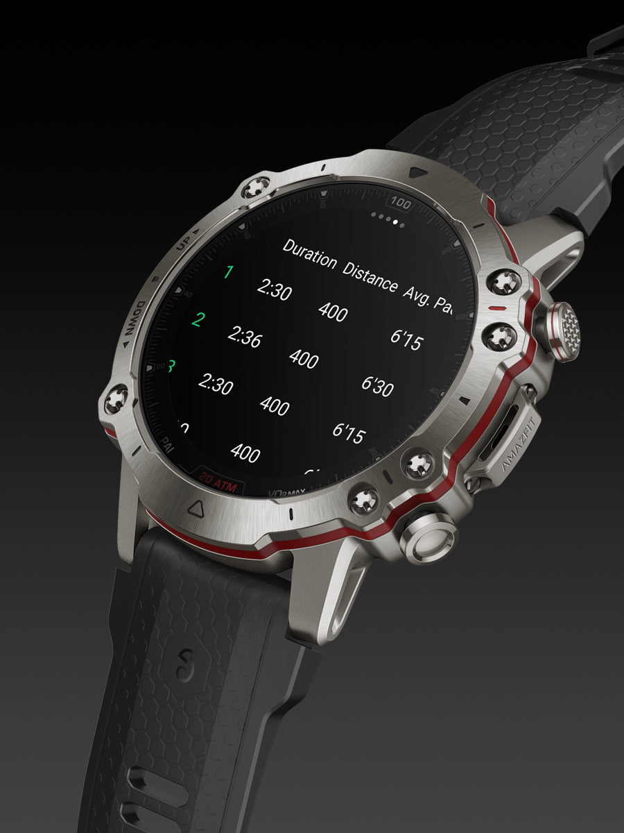 Amazfit Falcon Dual-Band GPS Smartwatch - Titanium Body & Zepp Sports