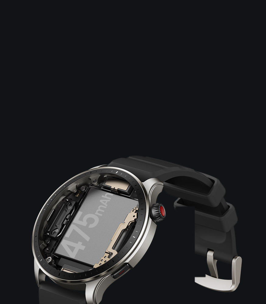 Smartwatch  Amazfit GTR 4, AMOLED 1.43, 22 mm, Carcasa de Aleación de  Aluminio, Superspeed Black