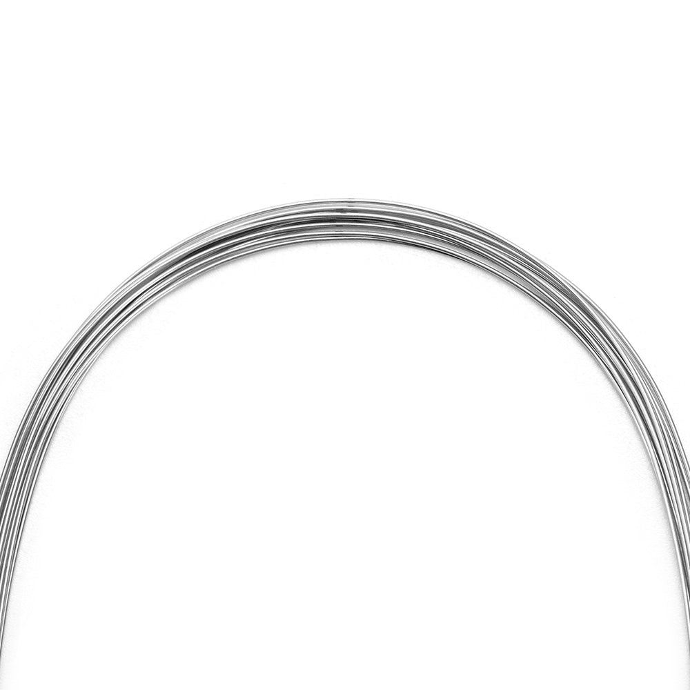 AZDENT Dental Orthodontic Archwire Stainless Steel Round Natural Full Size 10pcs/Pack-azdentall.com