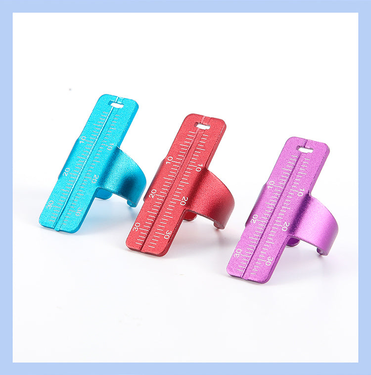 Dental Rulers Aluminium Alloy Endo Colorful Ring Rulers Root Canal Measuring Tools - azdentall.com