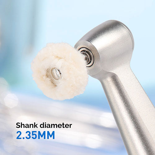 Dental Polishing Brush Wheel White Goat Hair/ Felt/ Cotton 5pcs/Bag - azdentall.com