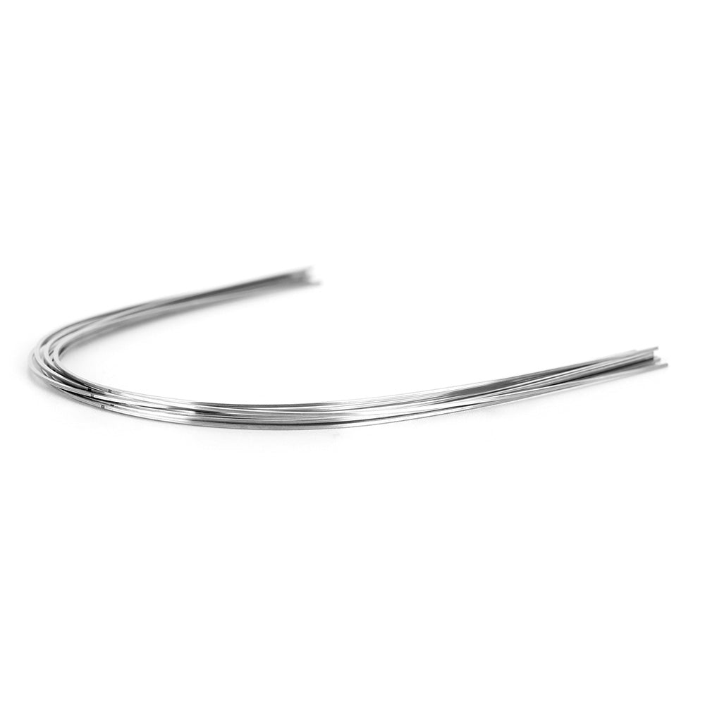 AZDENT Dental Orthodontic Archwire Stainless Steel Natural Rectangular  0.017 x 0.022 Lower 10pcs/Pack-azdentall.com