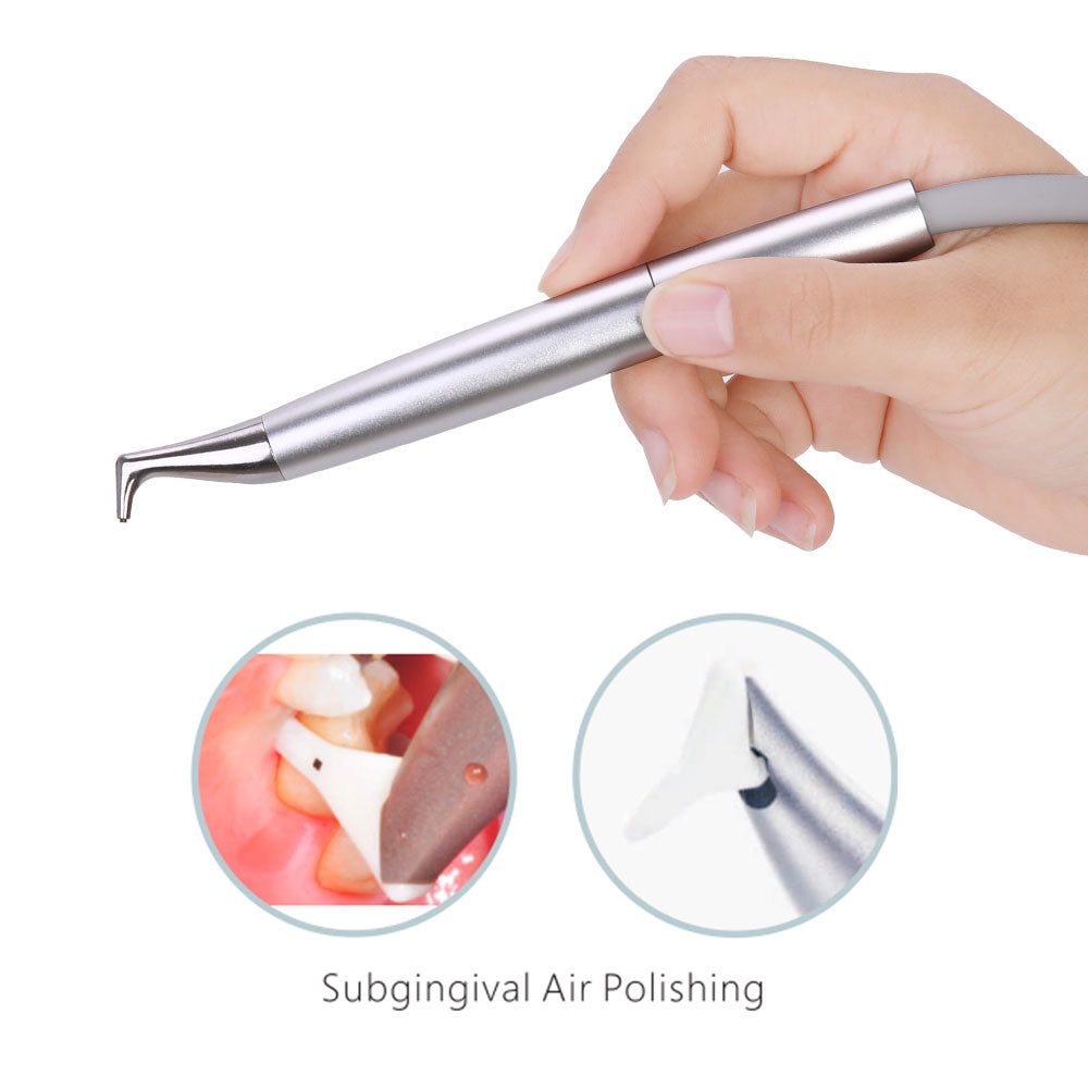 Dental Ultrasonic Scaler With Air Polisher LED Detachable handpiece