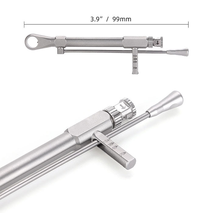 Dental Universal Implant Driver Kit 16pcs Drivers With Torque Wrench 15-70Ncm