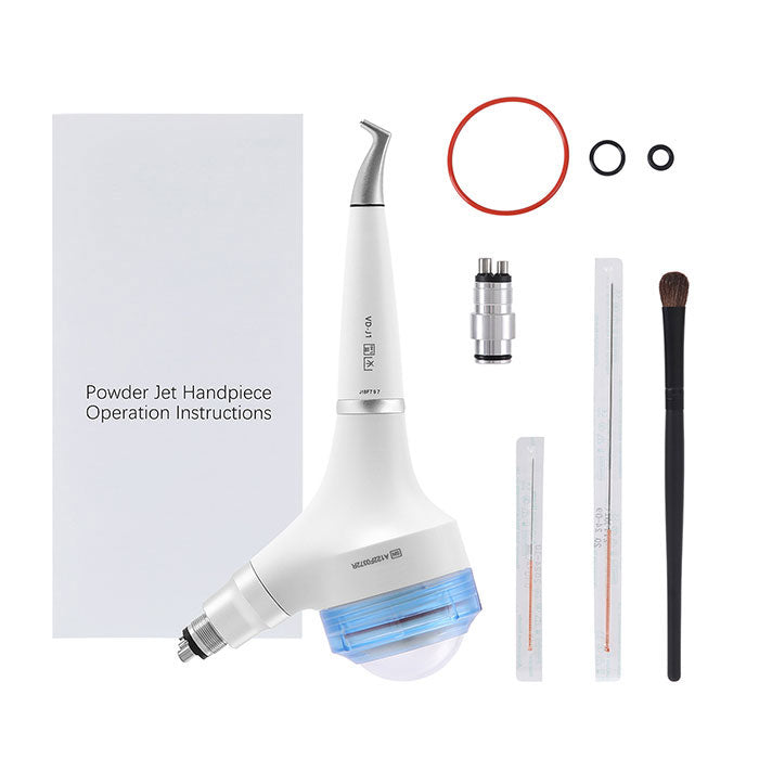 AZDENT Dental Air Polisher Prophy Teeth Whitening A1 Detachable 360° Rotating Handpiece 4 Holes - azdentall.com