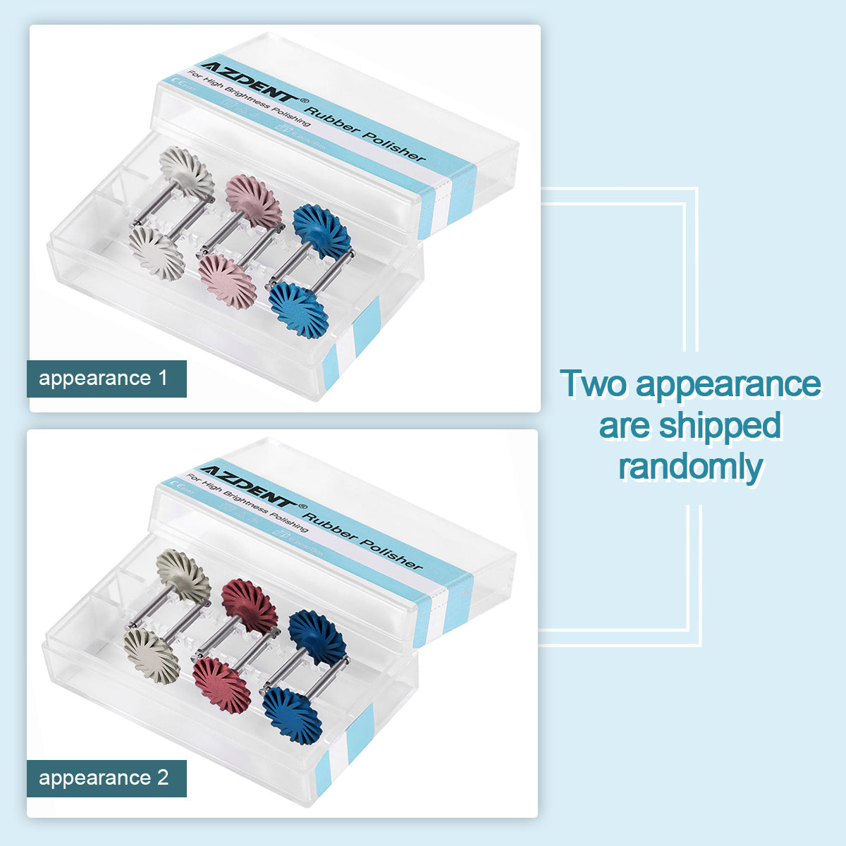 Dental Polishing Kit Composite Ceramic Zircon Rubber Wheel 6/Kit-azdentall.com