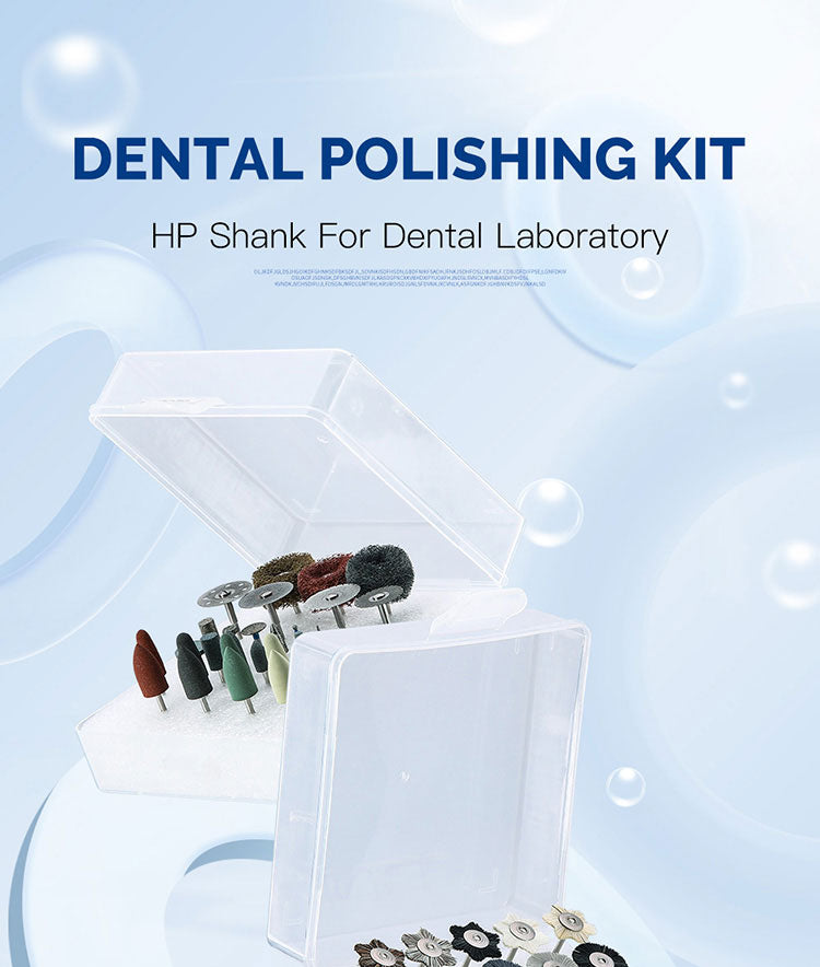 Dental Lab Polishing Kit for Composite Ceramic HP Shank 51pcs/Box - azdentall.com
