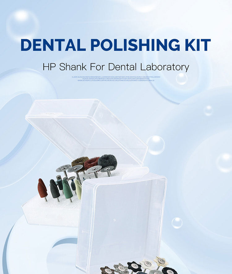 Dental Lab Polishing Kit for Ceramics Porcelain HP Shank 35pcs/Box