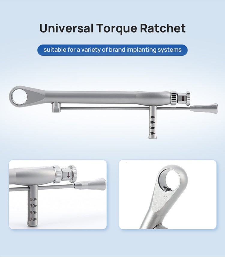 Dental Universal Implant Driver Kit / Drivers / Torque Wrench - azdentall.com