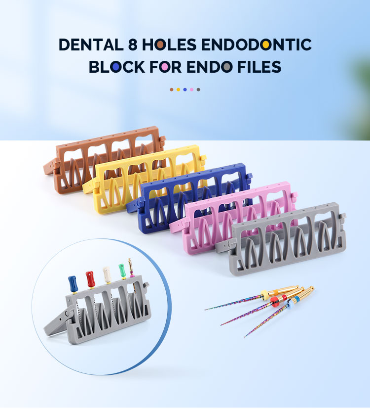 8 Holes Endodontic Root Canal File Drills Placement Disinfection Rack Stand - azdentall.com