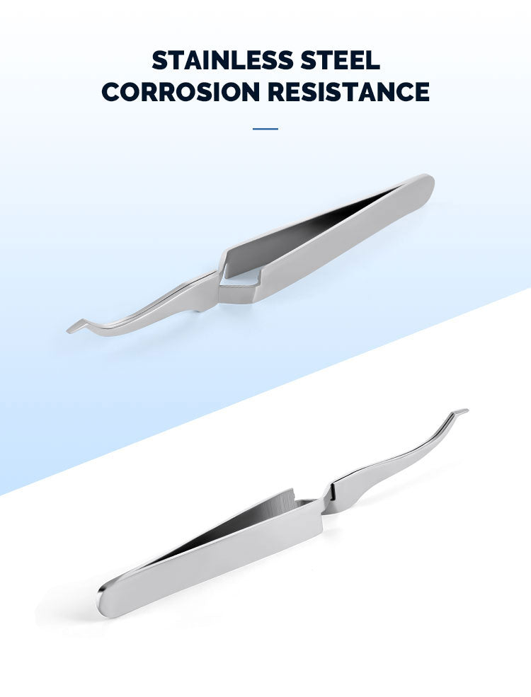 Dental Buccal Tube Hold Tweezer Stainless Steel Orthodontic Instruments 13.5cm - azdentall.com