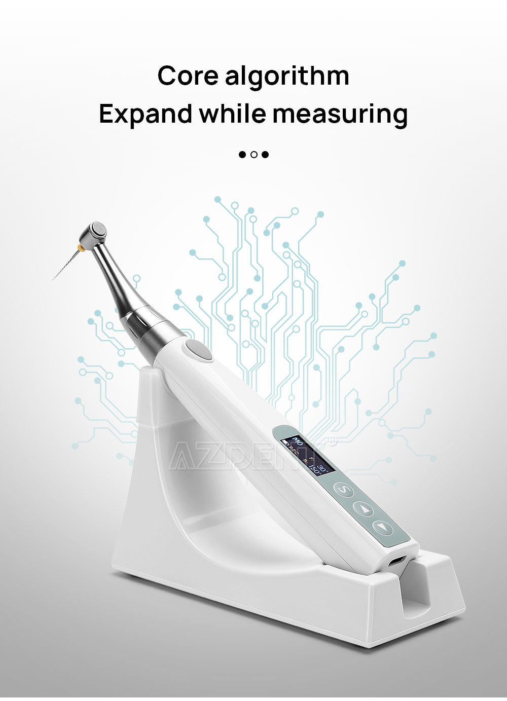 Dental Wireless Endo Motor With Builtin Apex Locator 360° Adjustable Handpiece 2 In 1 Endo System With Reciprocation Function-azdentall.com