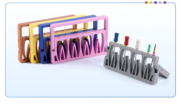 8 Holes Endodontic Root Canal File Drills Placement Disinfection Rack Stand - azdentall.com