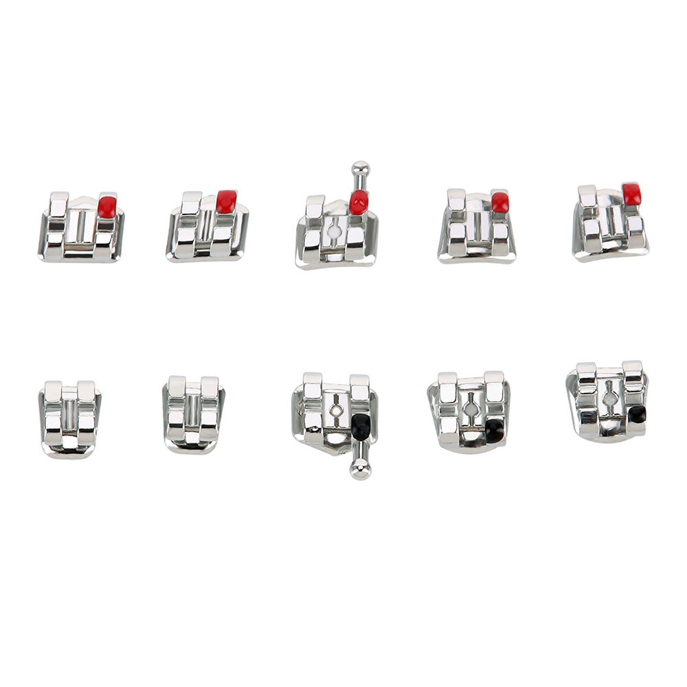 AZDENT Orthodontics Mini Metal Brackets Full Size 20pcs/Pack