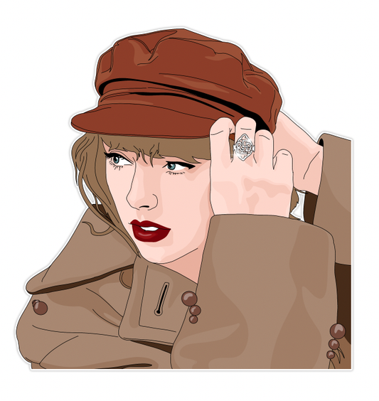 TAYLOR SWIFT STICKER – Kitson LA