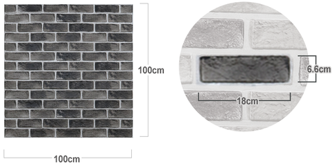 3D Peel and Stick Foam Brick Wall Panels Luzenandco