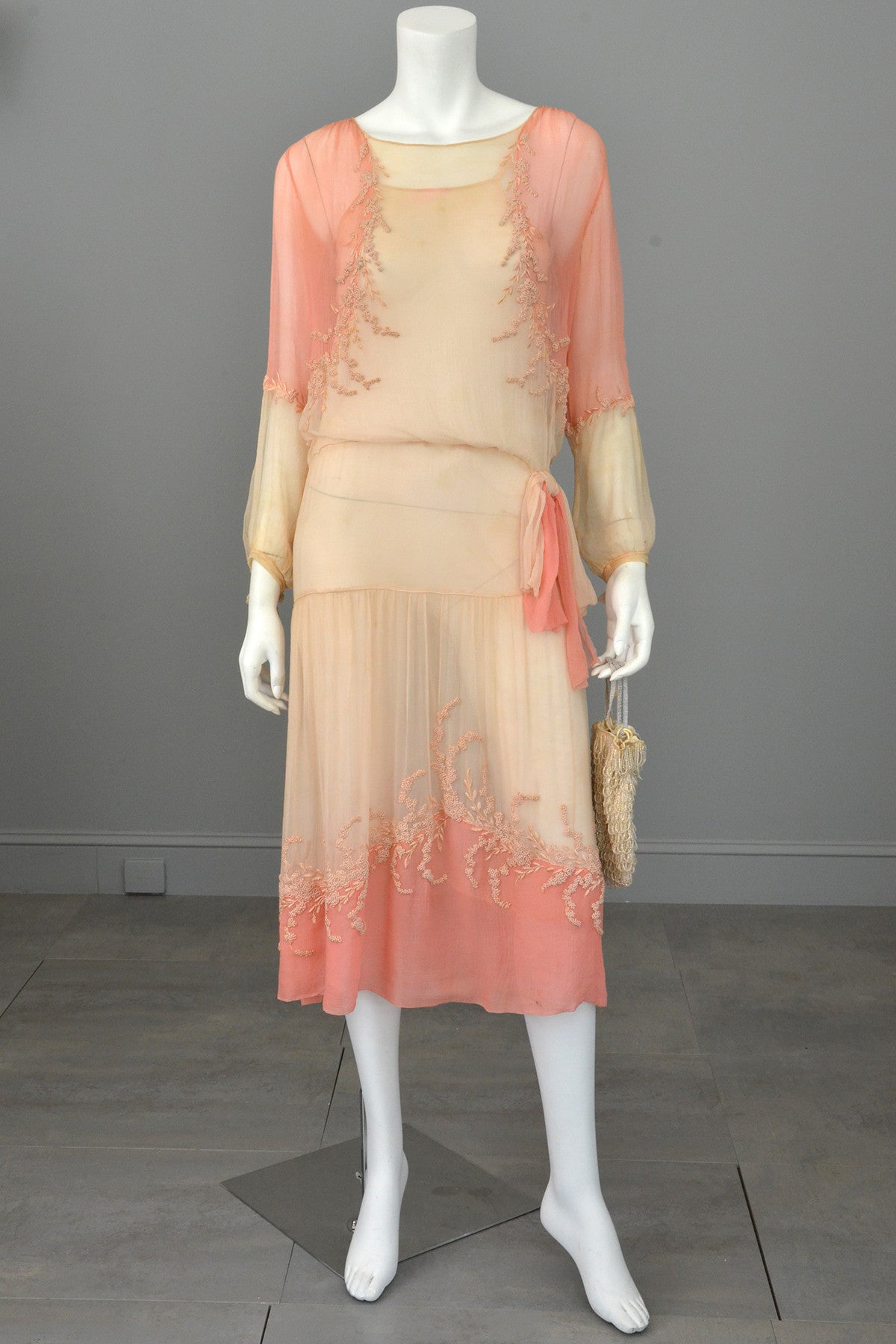 silk 1920s dress