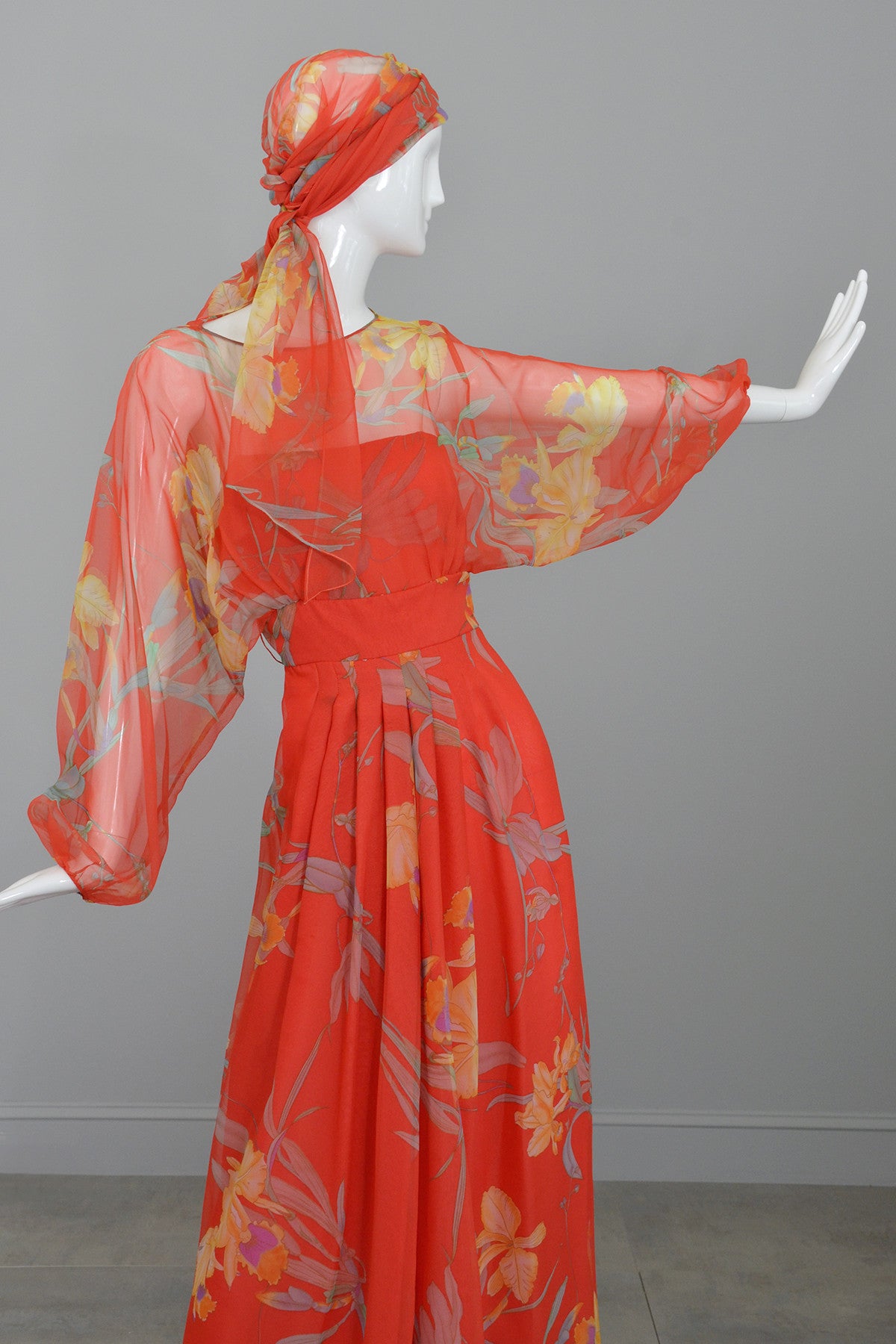 70s kimono dress