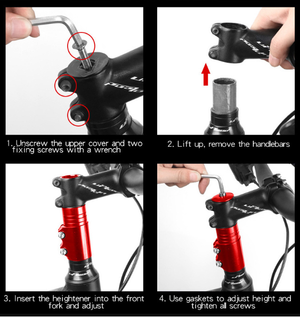 bicycle handlebar risers