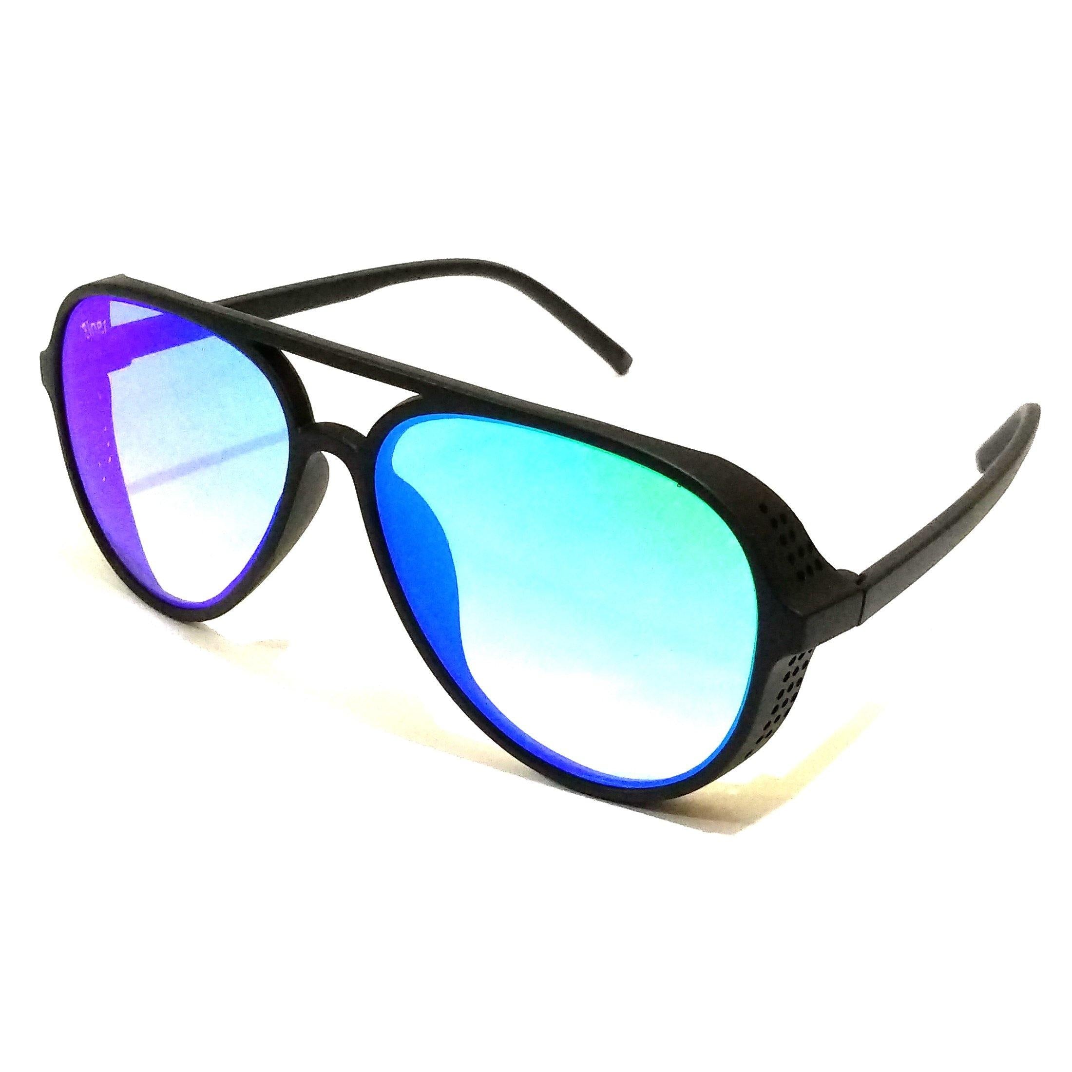 Lens Design Mirror Unisex Sunglasses (Blue) – Bishwa Bazaar