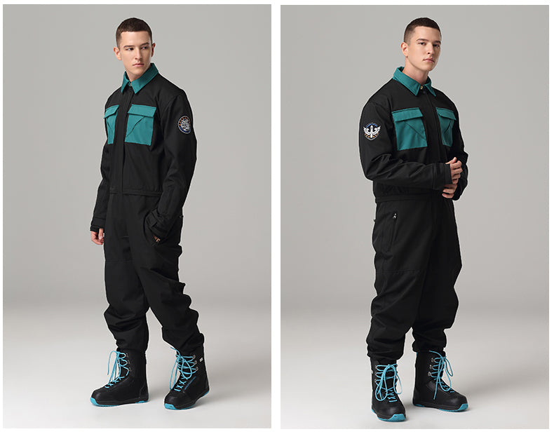 Men's Searipe Winter Foundation One Piece Jumpsuit Snowsuits