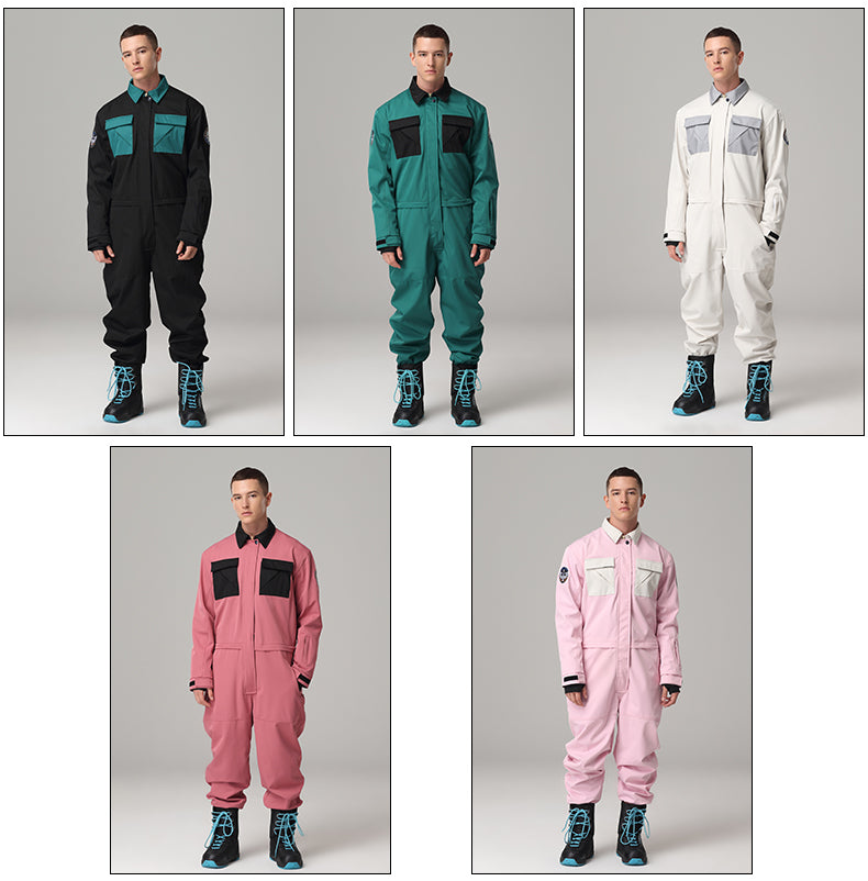 Men's Searipe Winter Foundation One Piece Jumpsuit Snowsuits