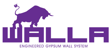 Walla Gypsum Wall Logo