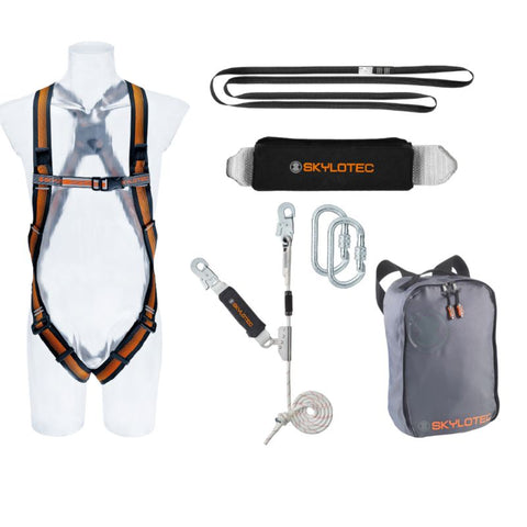 Get the Beaver B Safe Roofers Kit Tradies harness & 15m rope system.  delivered. Save on Roof Safety equipment with our low prices. Afterpay and  Zip payments Available.