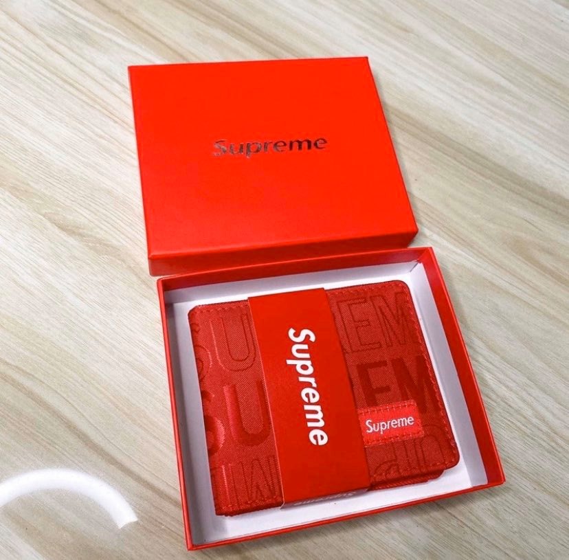 HIGH QUALITY SS19 SUPREME WALLET WITH BOX