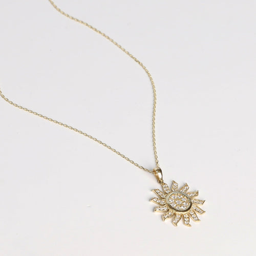 Mini Sun Pendant Necklace – Misoa Jewelry