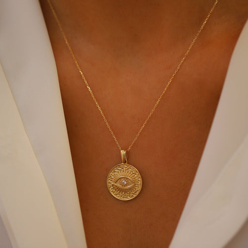 Mini Sun Pendant Necklace – Misoa Jewelry