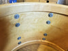 Slingerland 70's era Marching Snare 10"x 15" Blue and Gold Sparkle (video demo)