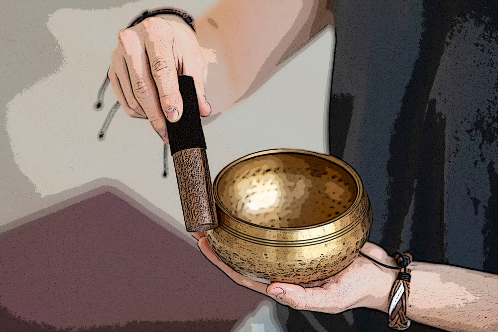 Singing Bowl Meditation Music With 5Hz Theta Waves