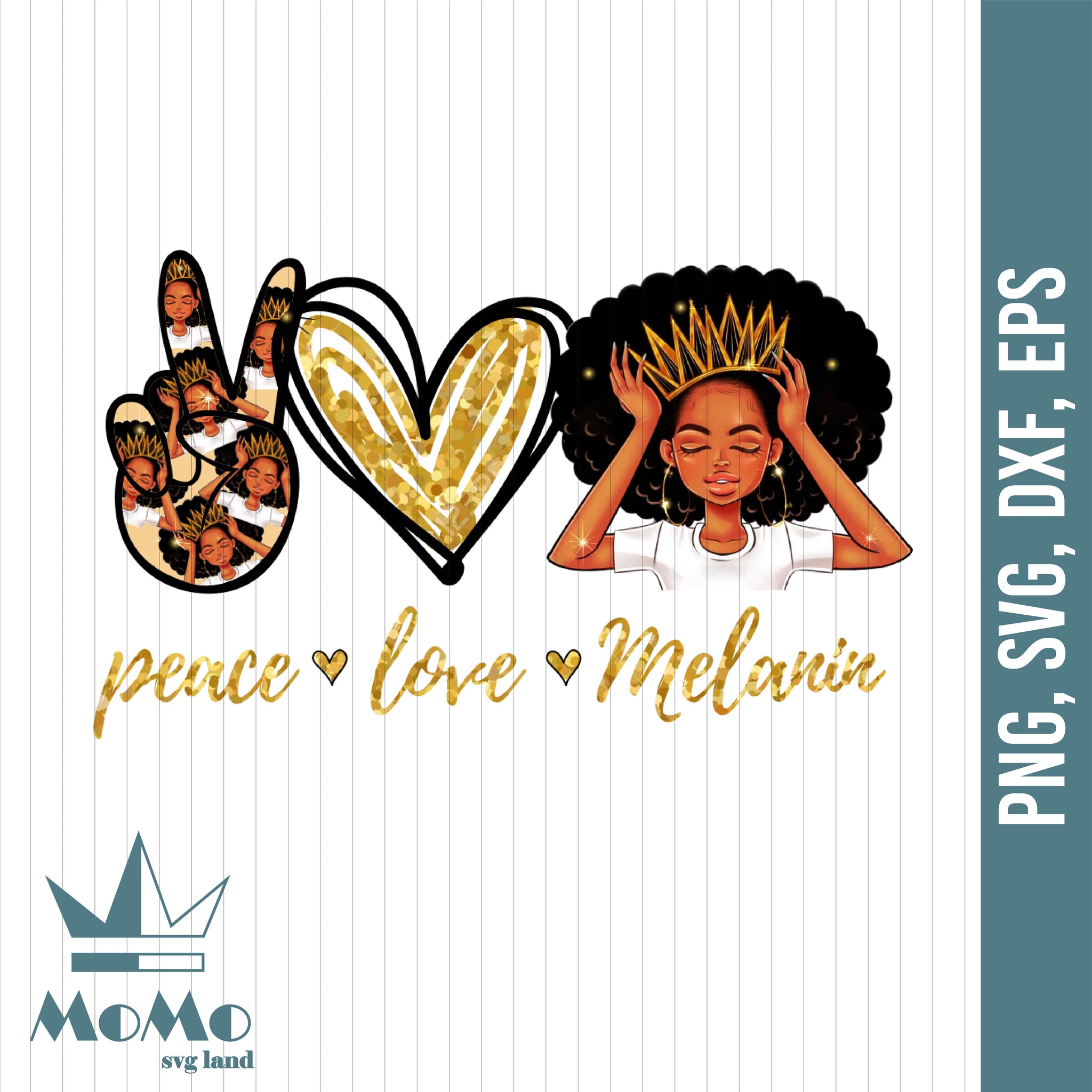 Download Peace Love Melanin, African, American Women, Black Woman ...