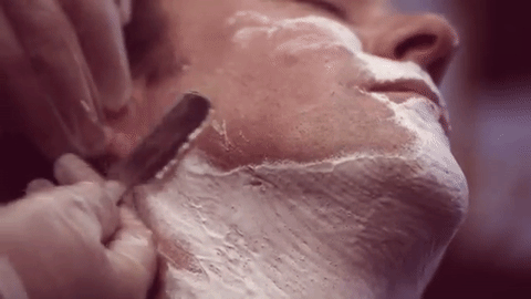 Wet Shaving in action