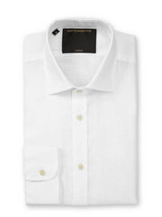 White Colne Linen Helford Shirt