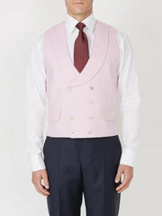 PARADE PINK DOUBLE BREASTED WAISTCOAT