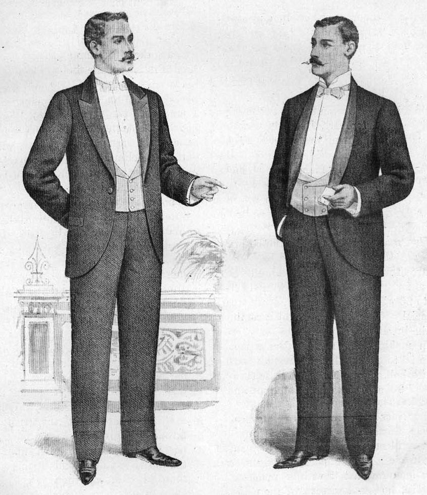 Black tie in 1898