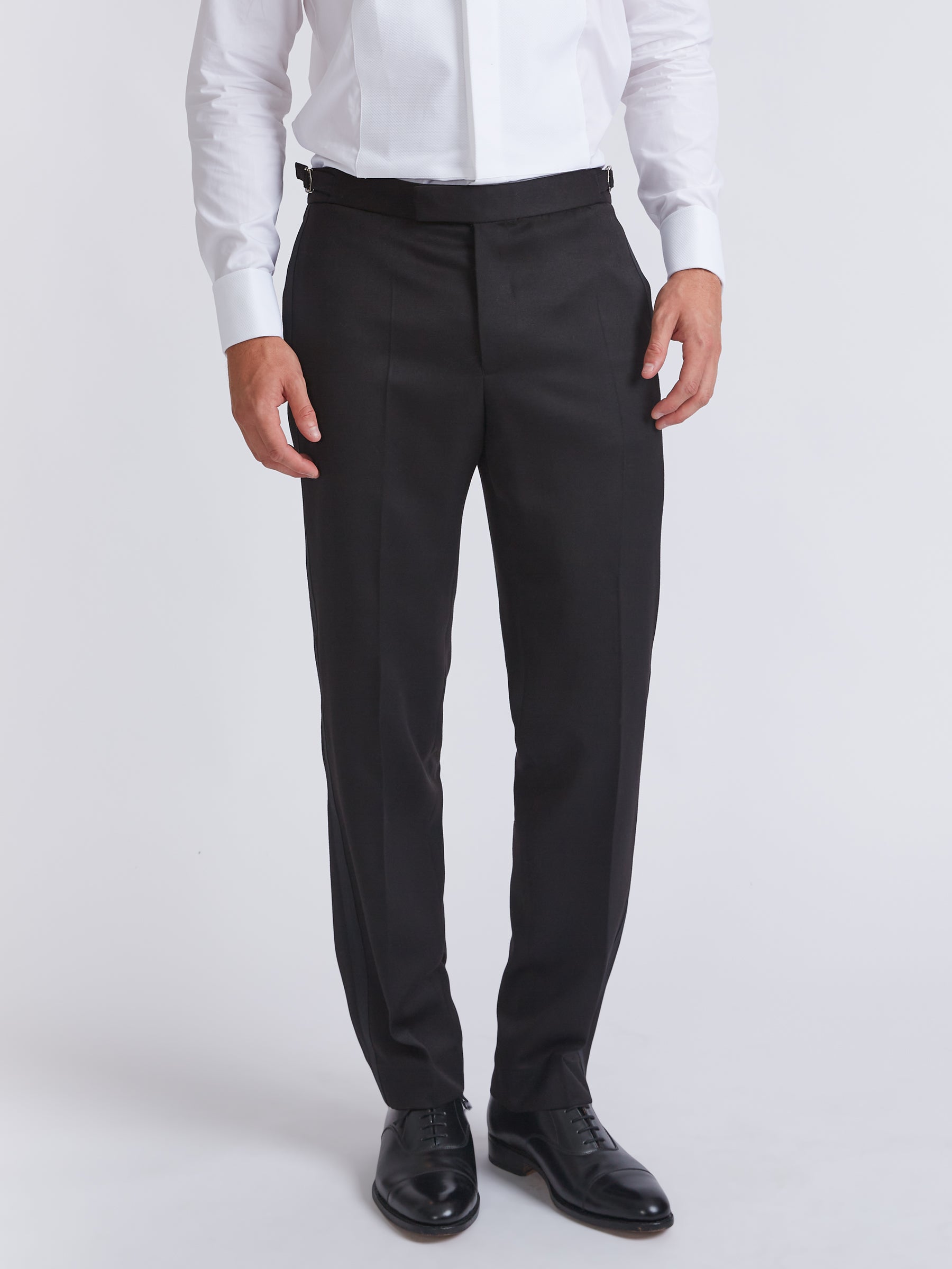 Buy Dark Grey Houndstooth Formal Pants For Men Online In India
