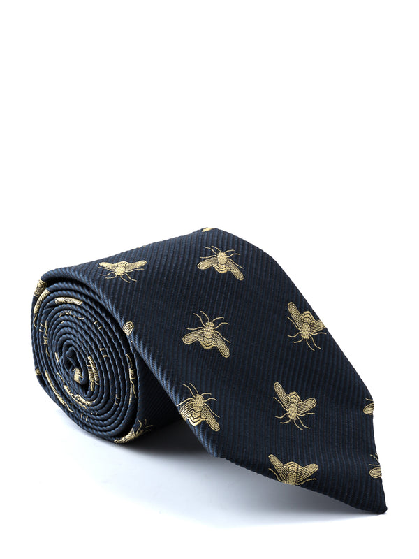 Black Gold Bees Silk Bow Tie – Favourbrook