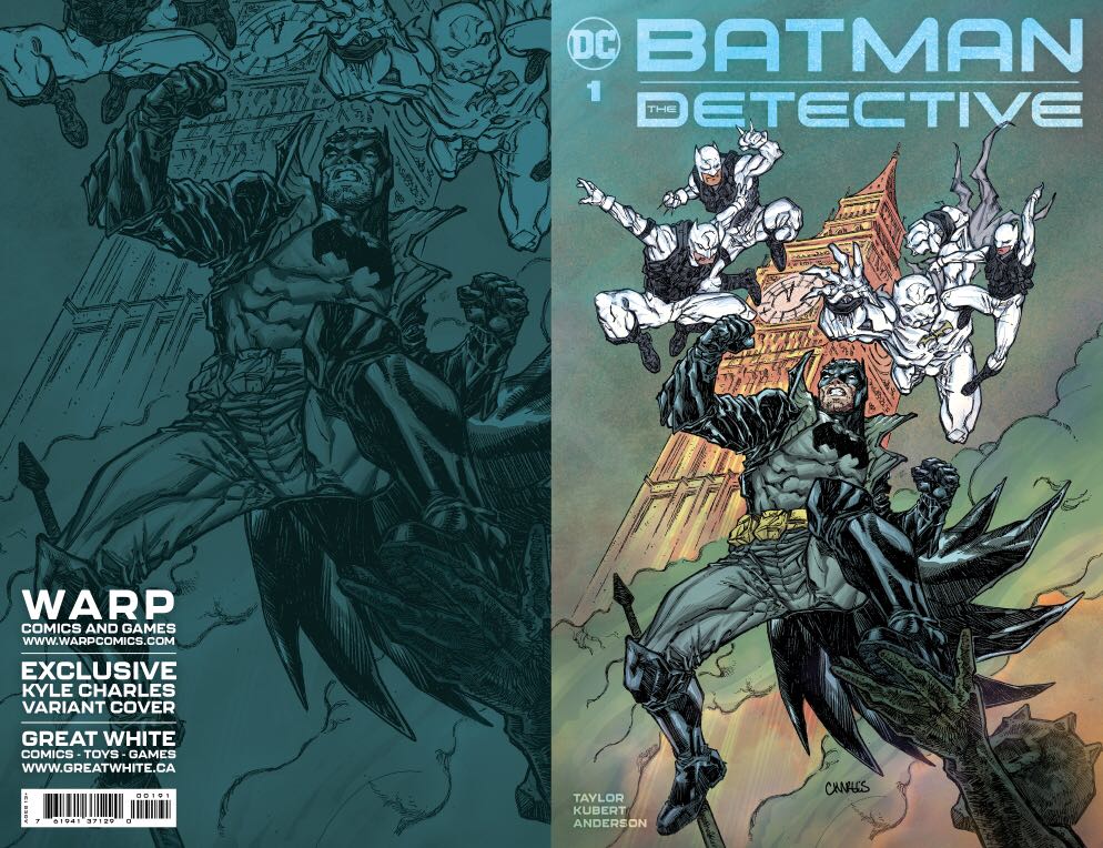 BATMAN THE DETECTIVE #1 (OF 6) WARP COMICS EXCLUSIVE KYLE CHARLES VAR
