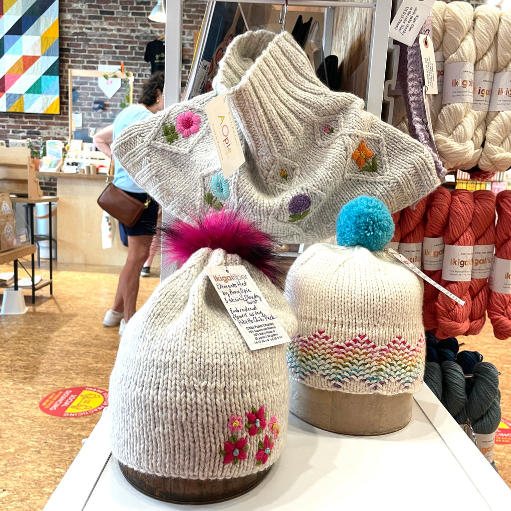 Ikigai Fiber Pom Poms - Four Purls Yarn Shop