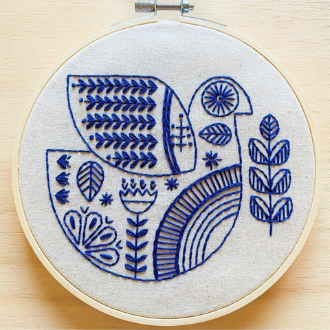 Blue Jay DIY Embroidery Kit – gather here online