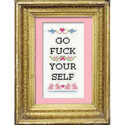 You Are Enough, 10” Cross Stitch Kit – gather here online