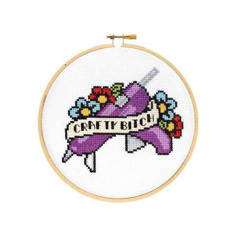 Night Owl Cross Stitch Ornament Kit