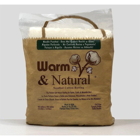 Warm & Natural Cotton Batting-Craft Size 34x45 (2 Pack)